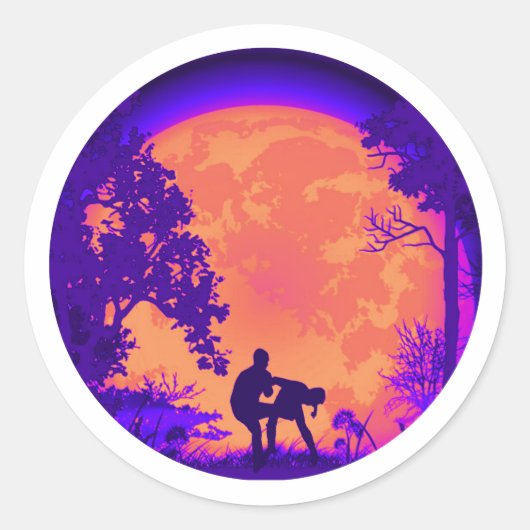 Krav Maga Martial Arts Gron Runder Aufkleber (Vorderseite)