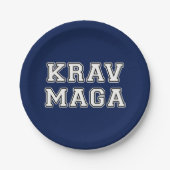 Krav Maga Pappteller (Vorderseite)