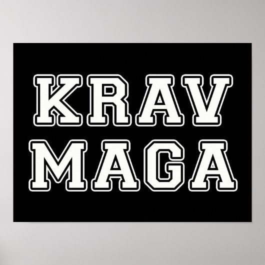 Krav Maga Poster (Vorne)