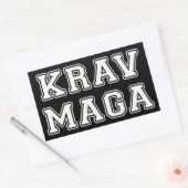 Krav Maga Rechteckiger Aufkleber (Umschlag)