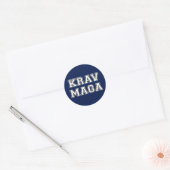 Krav Maga Runder Aufkleber (Umschlag)