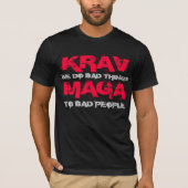 KRAV MAGA shirt, bad things T-Shirt (Vorderseite)
