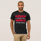 KRAV MAGA shirt, bad things T-Shirt (Vorne ganz)