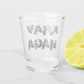 Krav Maga Shot Glass Schnapsglas (Rückseite)