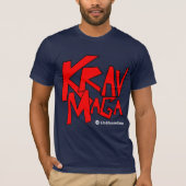 Krav Maga - Sitz und furchtloses T-Shirt (Vorderseite)