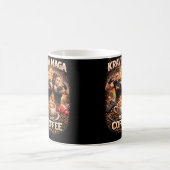 Krav Maga und Kaffee Kaffeetasse (Mittel)
