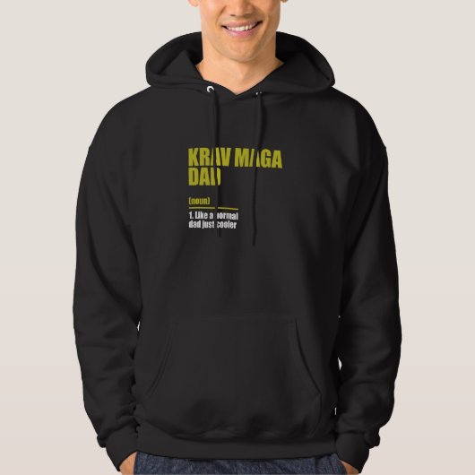 Krav Maga Vater Hoodie (Vorderseite)