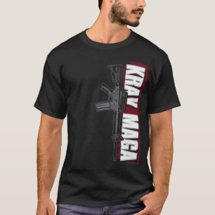 Krav Maga vertikales M16 T-Shirt