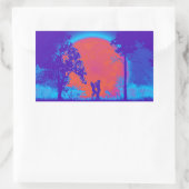 Krav Maga Women Knie Defense Sticker Neon (Tasche)