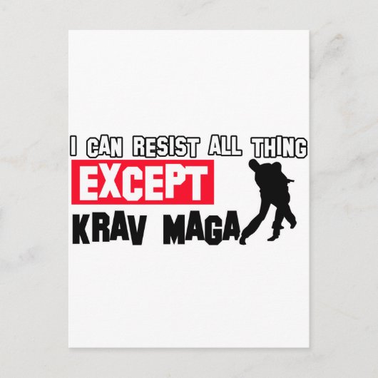 krav magtiale design postkarte (Vorderseite)