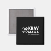 Krav Mega Martial Arts Selbstverteidigung Magnet (Vorderseite/Rückseite)