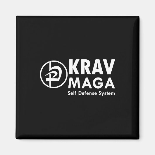 Krav Mega Martial Arts Selbstverteidigung Magnet (Vorne)