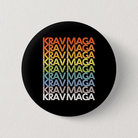 Krav Mega Selbstverteidigungstraining Kampfsport F Button (Vorderseite)
