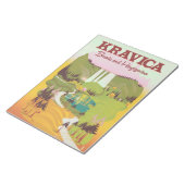 Kravica Wasserfälle Bosnien und Herzegowina Notizblock (angewinkelt)