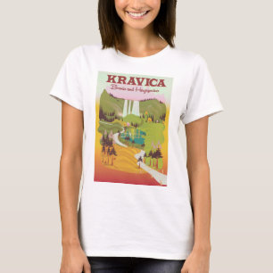 Kravica Wasserfälle Bosnien und Herzegowina T-Shirt