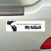Krawall, meine andere Form des Transportes. , MEIN Autoaufkleber (Auf Auto)