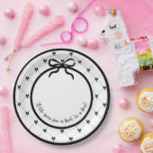 Krawatte a Bow 9" Party Plättchen Pappteller (Party)