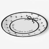 Krawatte a Bow 9" Party Plättchen Pappteller (Schrägansicht)