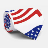 Krawatte-abstrakt/USA-Flagge Krawatte (Gerollt)