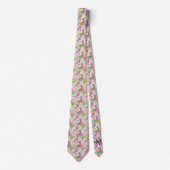 Krawatte: Abstrakte Blätter (gelb) Krawatte (Vorderseite)