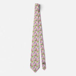 Krawatte: Abstrakte Blätter (gelb) Krawatte