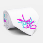 Krawatte abstrakte Pfeile (Gerollt)