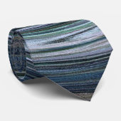 Krawatte, abstrakter blauer spinnender Strudel Krawatte (Gerollt)