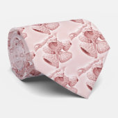 Krawatte Acorn Cap - Rosa (Gerollt)