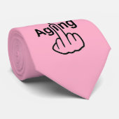 Krawatte Altern Gedreht (Gerollt)