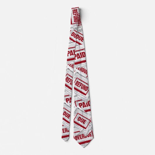 Krawatte am Steuertag (Rückseite)