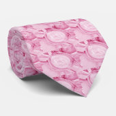 Krawatte am Strand - Rosa (Gerollt)