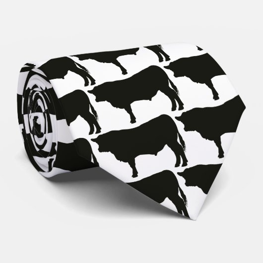 Krawatte Angus Stier (Gerollt)