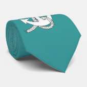 Krawatte - Anker und Helm (Gerollt)