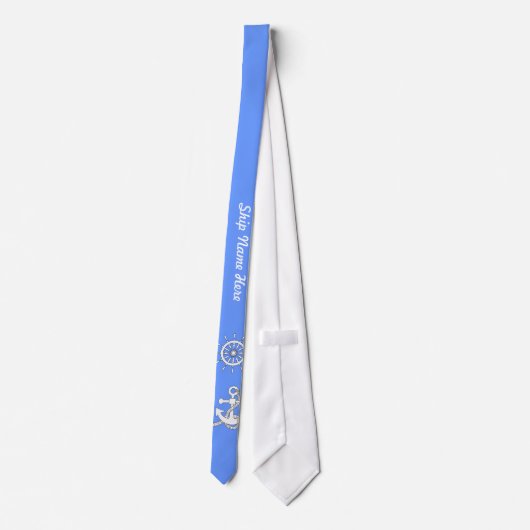 Krawatte - Anker und Helm 2 (Rückseite)