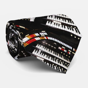 Krawatte, Antike Orgel-Tastatur, Muster wiederholt Krawatte