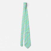 Krawatte Armani Blue Green & White (Rückseite)