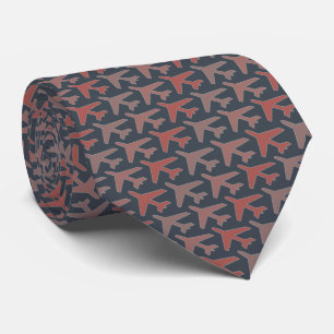 Krawatte Armani Red auf Charcoal Grau