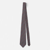 Krawatte Armani Red auf Charcoal Gray (Vorderseite)