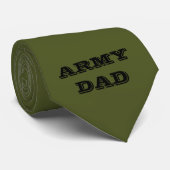 Krawatte Army Vater (Gerollt)