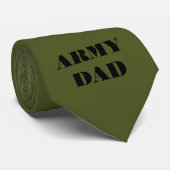 Krawatte Army Vater (Gerollt)