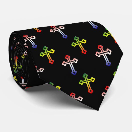 Krawatte Äthiopien und USA (Gerollt)