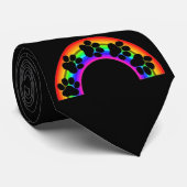 Krawatte auf einem Regenbogen (Gerollt)