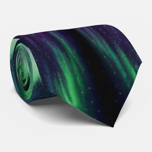 Krawatte Aurora Borealis Northren (Gerollt)
