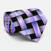 Krawatte aus blauem Holz (Gerollt)