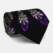 Krawatte aus Hartglas Mandala (Gerollt)