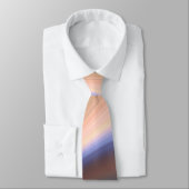 Krawatte aus Pfirsich und blauem Stahl (Gebunden)