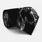 Krawatte aus schwarzem Marmor (Gerollt)