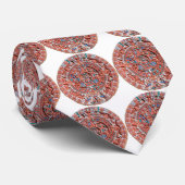 Krawatte: Aztekischer Sonnestein Krawatte (Gerollt)