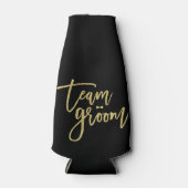 Krawatte Bachelor Party-Hochzeit im Team Groom Bow Flaschenkühler (Vorderseite)