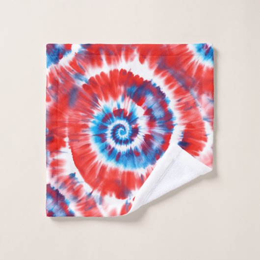 Krawatte Badhandtuch Set (Waschlappen)